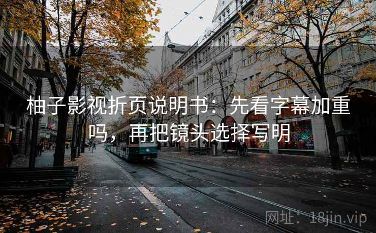 柚子影视折页说明书：先看字幕加重吗，再把镜头选择写明